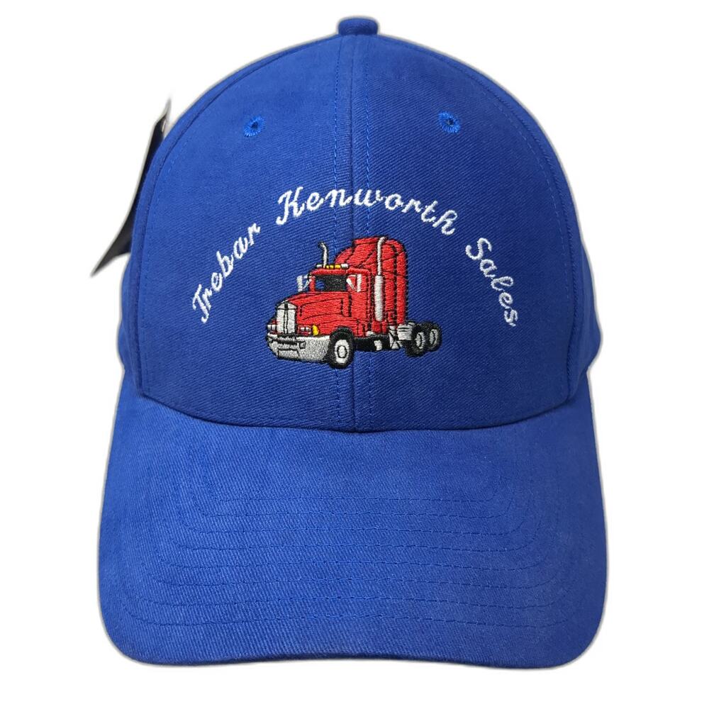 Cyrk Kenworth Snapback Hat Blue Trebar Sales Semi Truck Embroidered W/Tags OS